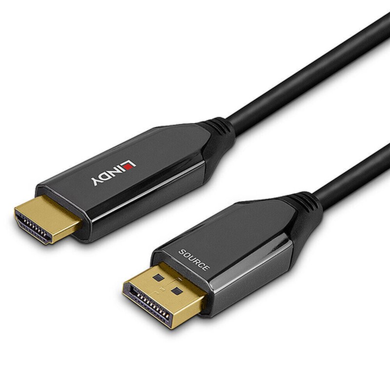 Lindy 40930 adaptador de cable de vídeo 1 m DisplayPort HDMI Lindy 40930 adaptador de cable de vídeo 1 m DisplayPort HDMI - Imagen 4