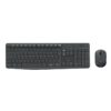 Logitech MK235 teclado Ratón incluido USB QWERTY Español Gris