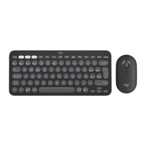 Logitech Pebble 2 Combo teclado Ratón incluido RF Wireless + Bluetooth QWERTY Español Grafito
