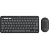 Logitech Pebble 2 Combo teclado Ratón incluido RF Wireless + Bluetooth QWERTZ Alemán Grafito