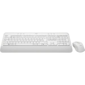 Logitech Signature MK650 Combo For Business teclado Ratón incluido RF Wireless + Bluetooth QWERTY Ruso Blanco