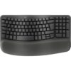 Logitech Wave Keys for Business teclado RF Wireless + Bluetooth QWERTY Español Grafito