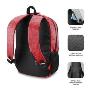 MOCHILA SUBBLIM URBAN LOCK BACKPACK 16" RED
