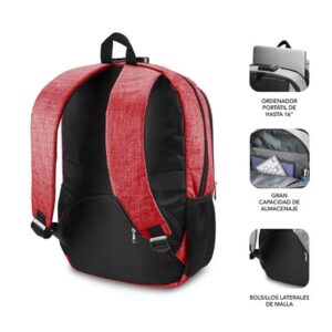 MOCHILA SUBBLIM URBAN LOCK BACKPACK 16" RED