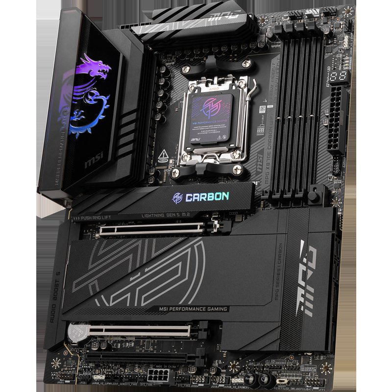 MSI MPG X870E CARBON WIFI placa base AMD X870E Zócalo AM5 ATX - Imagen 3