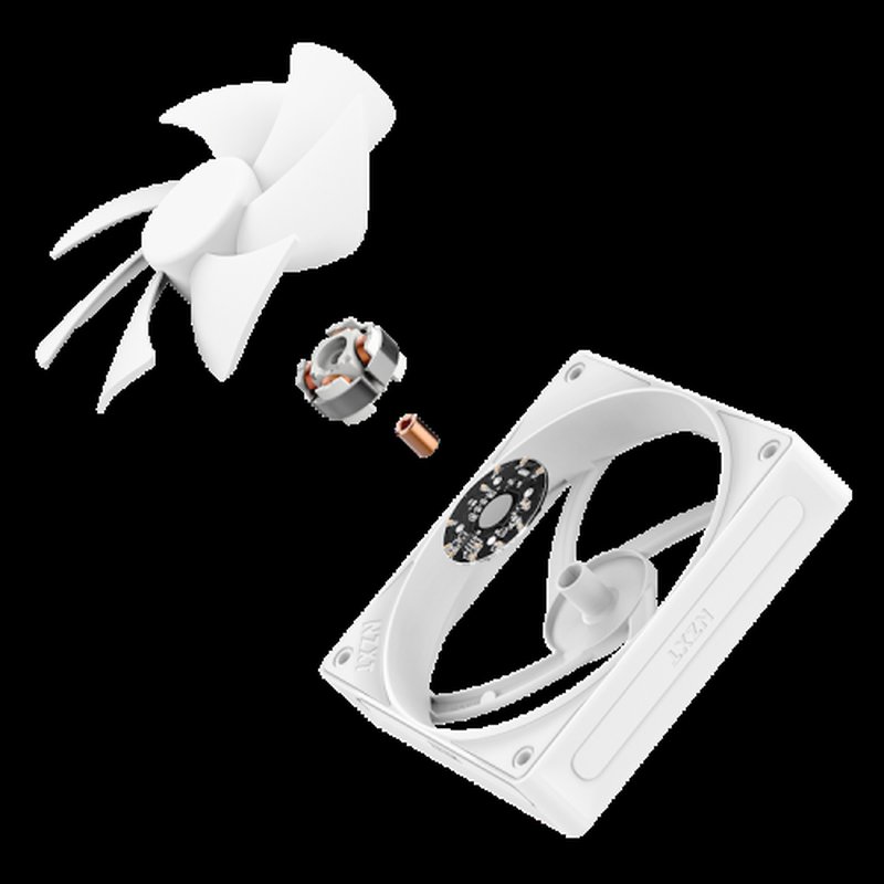 NZXT RF-P12SF-W2 sistema de refrigeración para ordenador Carcasa del ordenador Ventilador Blanco 1 pieza(s) - Imagen 6