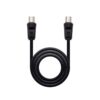 Nanocable 10.26.0202 cable coaxial 3C-2V 1,8 m 9,5 mm Negro