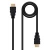 Nanocable Cable HDMI V1.4 Alta Velocidad / HEC), A/M-A/M, Negro, 1 m Nanocable Cable HDMI V1.4 Alta Velocidad / HEC), A/M-A/M, Negro, 1 m