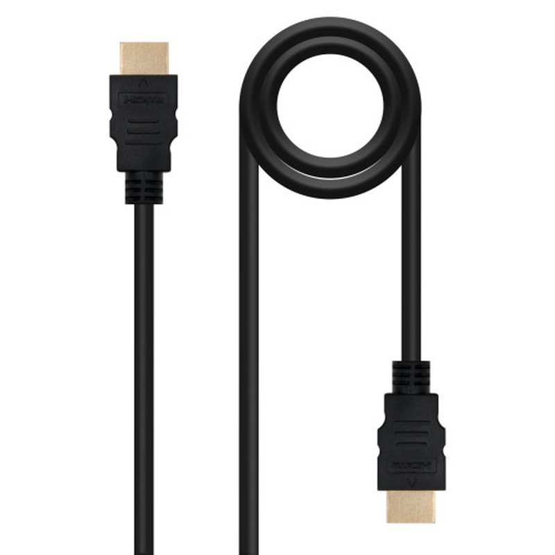 Nanocable Cable HDMI V1.4 Alta Velocidad / HEC), A/M-A/M, Negro, 1 m Nanocable Cable HDMI V1.4 Alta Velocidad / HEC), A/M-A/M, Negro, 1 m