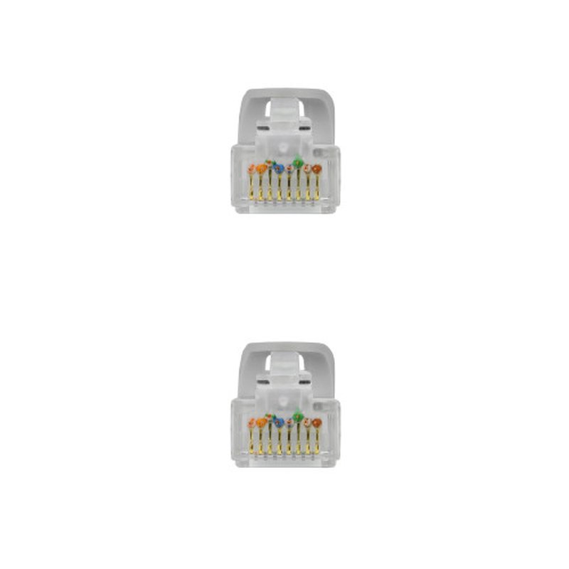 Nanocable Cable de red latiguillo RJ45 LSZH CAT.6A UTP AWG24, Gris, 1.5 m - Imagen 3
