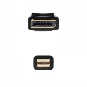 Nanocable DisplayPort, 2m Mini DisplayPort Negro