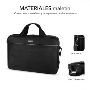 KIT MALETIN+RATON SUBBLIM LAPTOP BAG 15,6" NEGRO