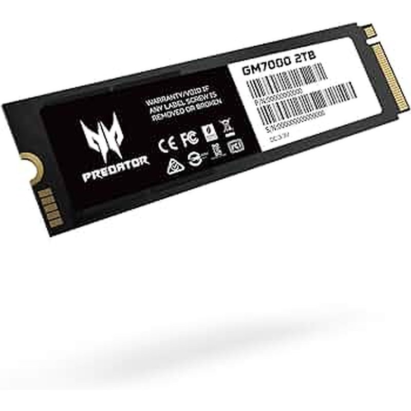 ACER Disco Duro Predator SSD GM7000 M.2 NVMe PCIe Gen 4*4 2TB