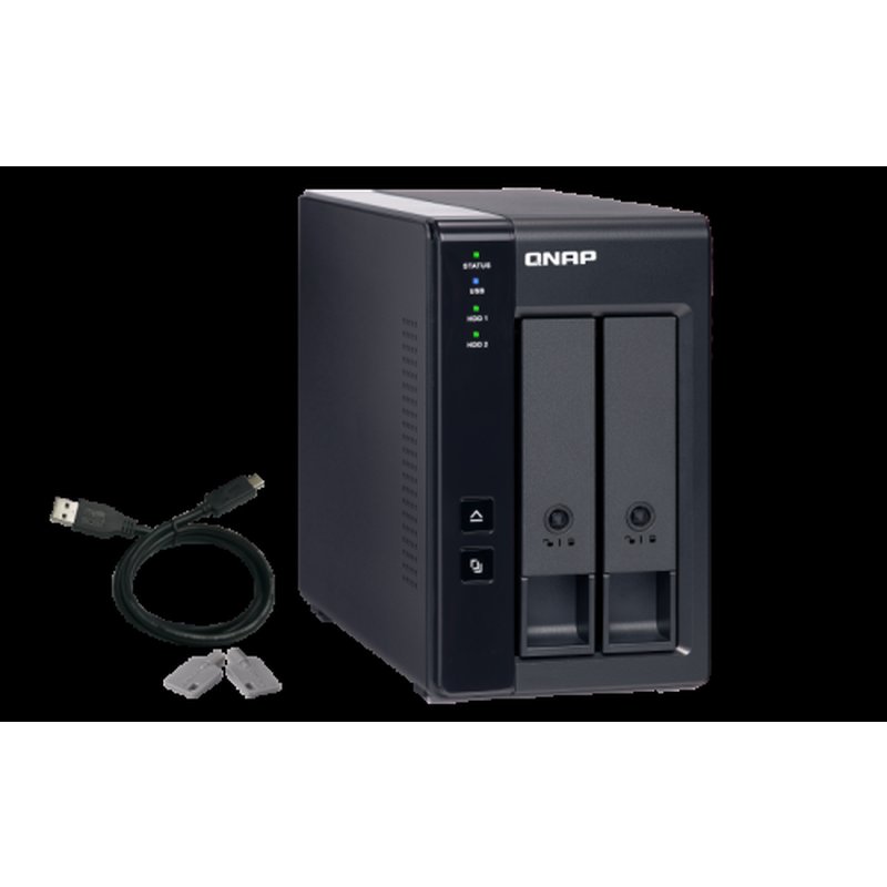 QNAP TR-002 caja para disco duro externo Carcasa de disco duro/SSD Negro 2.5/3.5" QNAP TR-002 caja para disco duro externo Carcasa de disco duro/SSD Negro 2.5/3.5" - Imagen 4