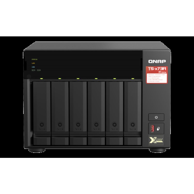 QNAP TS-673A NAS Torre Ethernet Antracita V1500B QNAP TS-673A NAS Torre Ethernet Antracita V1500B