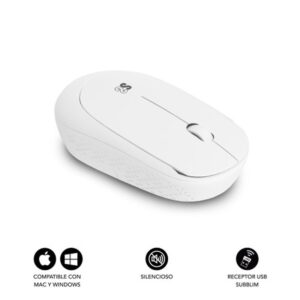 MOUSE SUBBLIM WIRELESS OPTICAL BUSINESS PLUS 1200DPI WHITE MOUSE SUBBLIM WIRELESS OPTICAL BUSINESS PLUS 1200DPI WHITE