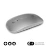 MOUSE SUBBLIM WIRELESS BLUETOOTH DUAL FLAT SILVER