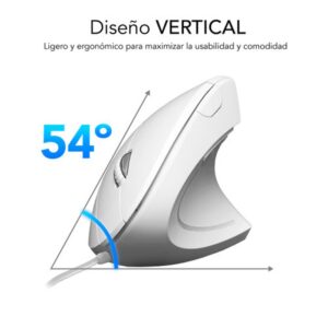 MOUSE SUBBLIM VERTICAL GLIDE ERGO WHITE USB