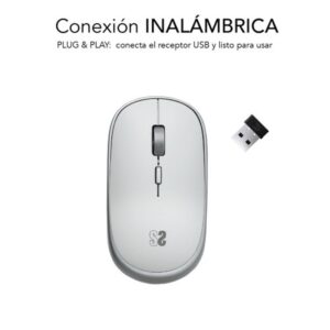 MOUSE SUBBLIM WIRELESS OPTICAL MINI SILVER