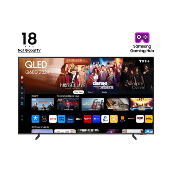 Samsung TQ50Q60DAU 127 cm (50") 4K Ultra HD Smart TV Wifi Titanio