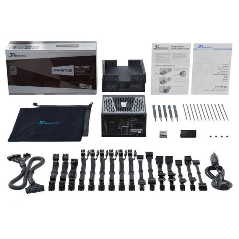 Seasonic PRIME-TX-1300 unidad de fuente de alimentación 1300 W 20+4 pin ATX ATX Negro - Imagen 2