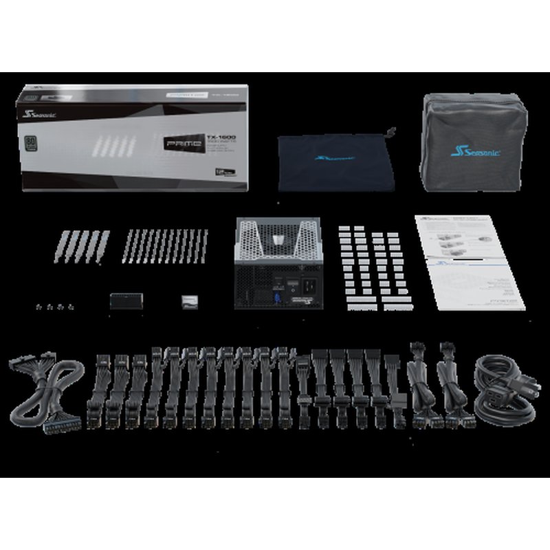 Seasonic PRIME-TX-1600 unidad de fuente de alimentación 1600 W 20+4 pin ATX ATX Negro - Imagen 6