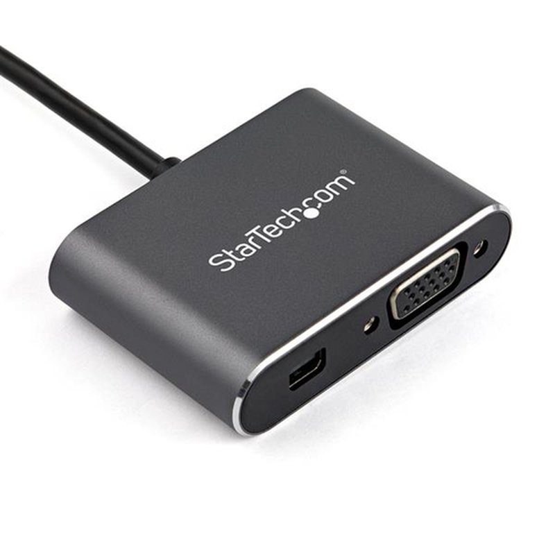StarTech.com Adaptador USB-C a Mini DisplayPort y VGA - Conversor de Vídeo USB Tipo C - 4K 60Hz - HDR - Imagen 2
