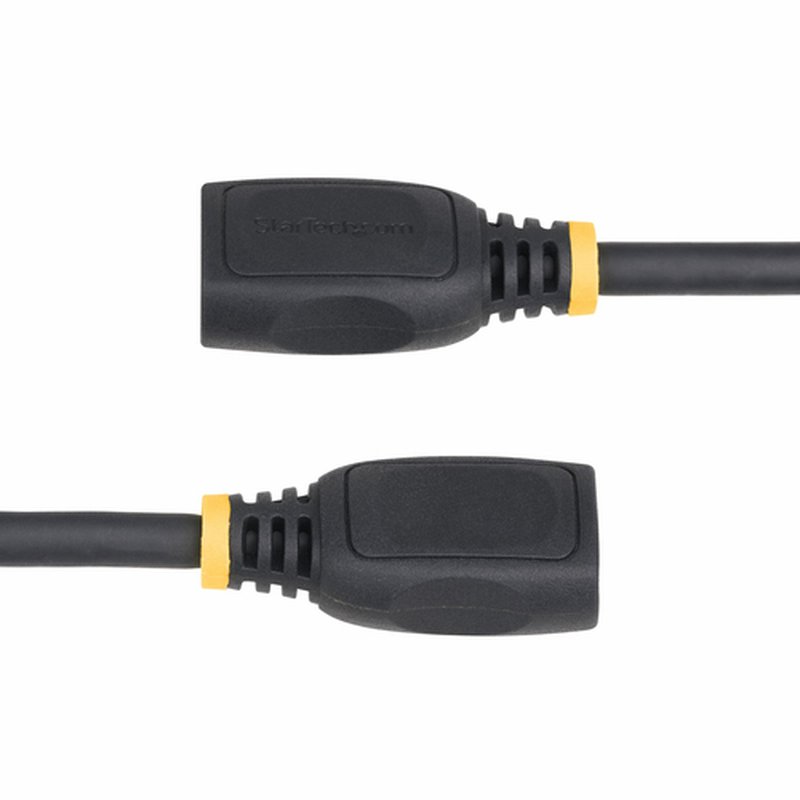 StarTech.com Cable HDMI 2.0 de Extensión Alargador de 3ft (1m) - Cable HDMI de Alta Velocidad Ahorrador de Puertos - 4K 60Hz - Cable Extensor HDMI Macho a Hembra - Imagen 5
