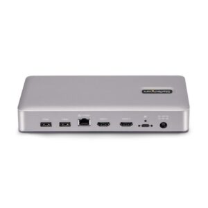 StarTech.com Docking Station USB4 - USB-C de 40Gbps - Vídeo Doble HDMI - Hasta 2x 4K 60Hz 4:4:4 (RGB) o 2x 4K 120Hz 4:2:2 - con Hub Ladrón 6x USB - 2,5GbE - PD 100W - Docking Station USB Tipo C StarTech.com Docking Station USB4 - USB-C de 40Gbps - Vídeo Doble HDMI - Hasta 2x 4K 60Hz 4:4:4 (RGB) o 2x 4K 120Hz 4:2:2 - con Hub Ladrón 6x USB - 2,5GbE - PD 100W - Docking Station USB Tipo C