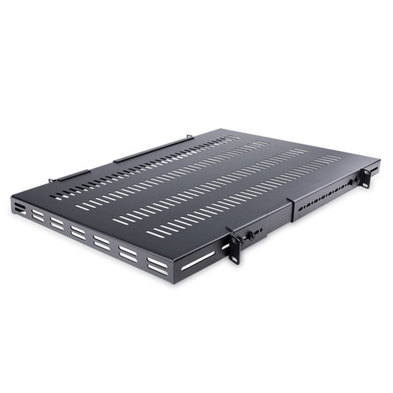 StarTech.com Estante Bandeja 1U Ventilada Ajustable para Montaje en Rack de Servidores - 150kg - de 19,5 a 38in (49,5 a 96,5cm) para Rack de 19" - 27,56" (70cm) de Profundidad StarTech.com Estante Bandeja 1U Ventilada Ajustable para Montaje en Rack de Servidores - 150kg - de 19,5 a 38in (49,5 a 96,5cm) para Rack de 19" - 27,56" (70cm) de Profundidad