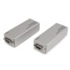 StarTech.com Extensor de 1 Puerto Serie Serial RS232 DB9 por Cable Cat5 UTP Ethernet - Hasta 1000m