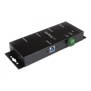 StarTech.com Hub Industrial de 4 Puertos USB 3.0 con Protección Antiestática ESD
