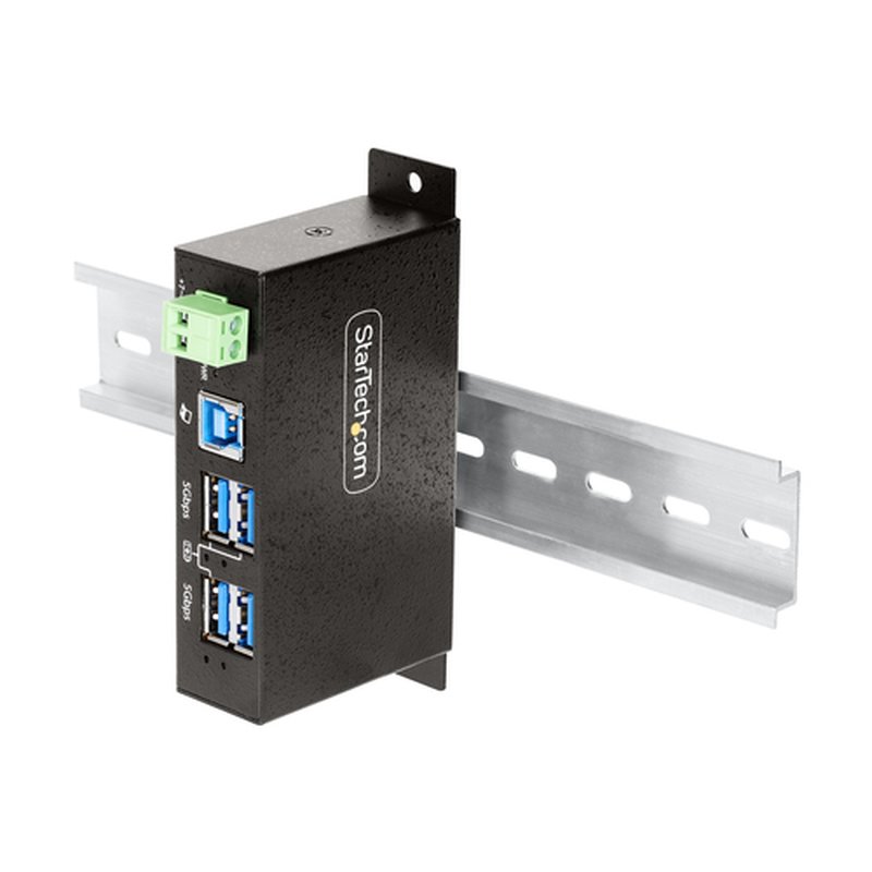StarTech.com Hub USB Industrial de 4 Puertos Gestionado - Servicio Pesado - Caja de Metal - Protección ESD y Sobretensión - Montaje DIN, Pared, Escritorio - USB 3.2 Gen 1 5Gbps StarTech.com Hub USB Industrial de 4 Puertos Gestionado - Servicio Pesado - Caja de Metal - Protección ESD y Sobretensión - Montaje DIN, Pared, Escritorio - USB 3.2 Gen 1 5Gbps - Imagen 5