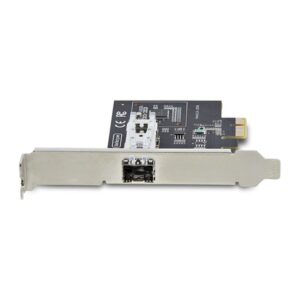 StarTech.com Tarjeta PCIe 2.1x1 de Red de Fibra Óptica/Cobre Ethernet 1Gb SFP de 1 Puerto - Chipset Controlador Intel I210-IS - Cobre de 1000BASE/Fibra Óptica - NIC