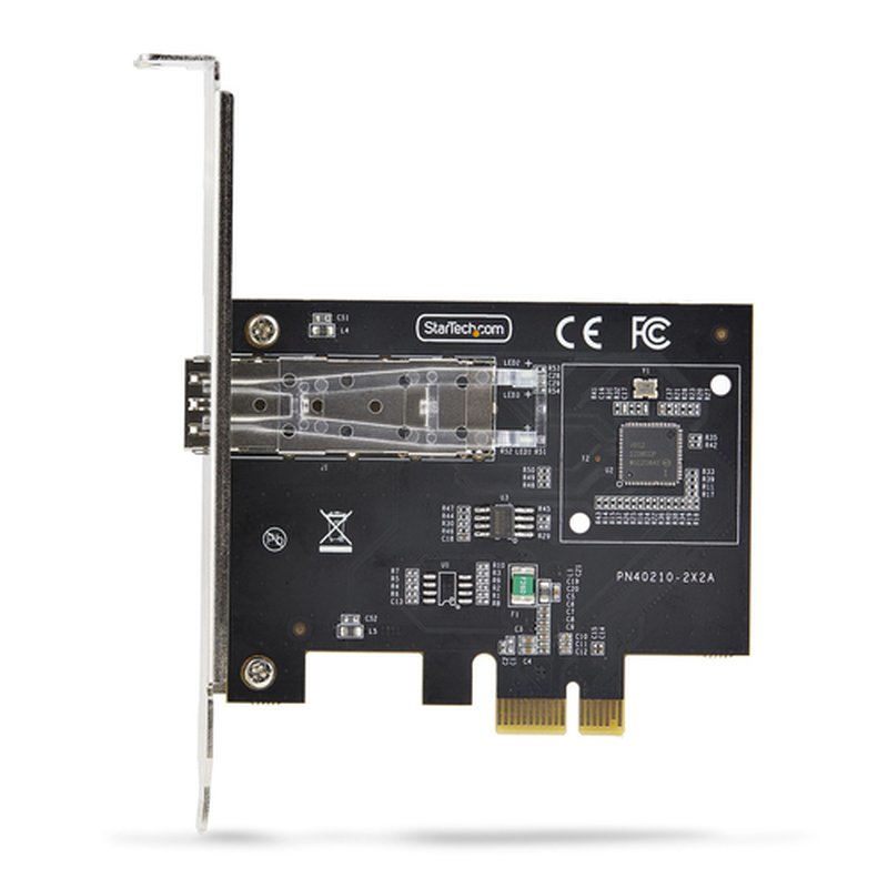 StarTech.com Tarjeta PCIe 2.1x1 de Red de Fibra Óptica/Cobre Ethernet 1Gb SFP de 1 Puerto - Chipset Controlador Intel I210-IS - Cobre de 1000BASE/Fibra Óptica - NIC - Imagen 5