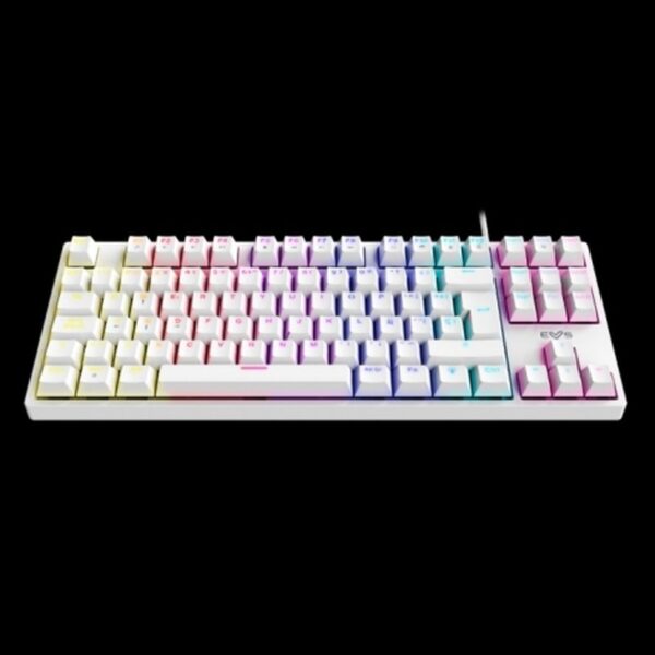 TECLADO ENERGY GAMING ESG K7 SILENT-NINJA MECHANICAL ILUMINADO RGB WHITE