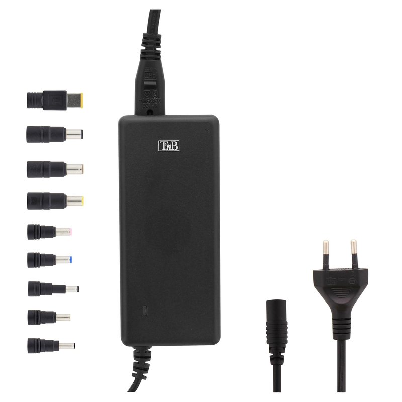 TNB Cargador universal para portátil 90W - negro