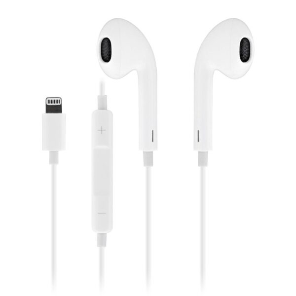 TNB WAY - Auriculares Lightning Semi In-Ear - Blanco