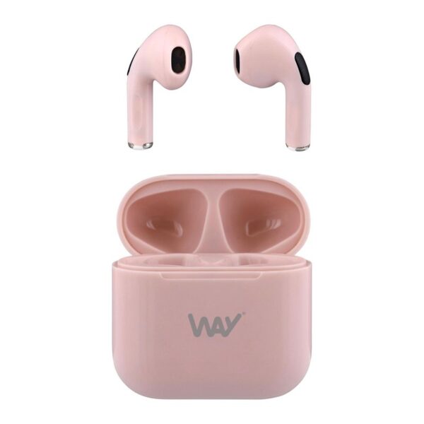 TNB WAY - Auriculares MELODY 2 TWS con estuche de carga - Rosa