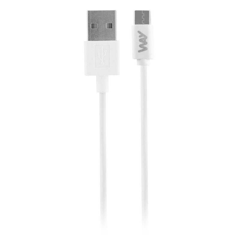 TNB WAY - Cable de carga y sincronización USB/USB-C de 1 m - Blanco TNB WAY - Cable de carga y sincronización USB/USB-C de 1 m - Blanco