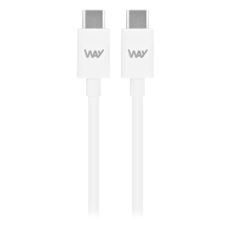TNB WAY - USB-C/ Cable de carga y sincronización USB-C de 1 m - Blanco TNB WAY - USB-C/ Cable de carga y sincronización USB-C de 1 m - Blanco