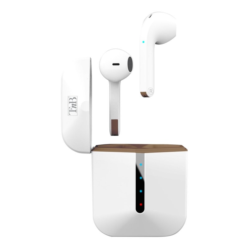 TNB ZIP - TWS Auriculares con estuche de carga - blanco