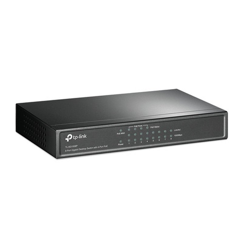 TP-Link TL-SG1008P switch No administrado Gigabit Ethernet (10/100/1000) Energía sobre Ethernet (PoE) Avellana - Imagen 2