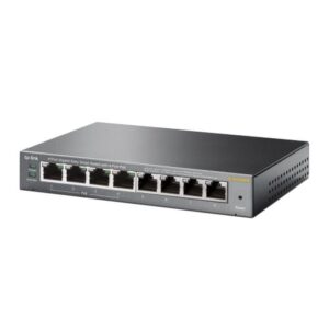 TP-Link TL-SG108PE switch No administrado L2 Gigabit Ethernet (10/100/1000) Energía sobre Ethernet (PoE) Negro