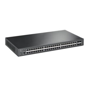 Alternative view of TP-Link Omada SG3452 switch Gestionado L2+ Gigabit Ethernet (10/100/1000) 1U Negro