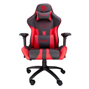 Talius Silla Viper gaming negra/roja, 4D, butterfly, base metal, ruedas 60mm nylon, gas clase 4,