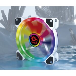 Talius ventilador caja RGB Iris/Cronos Spectrum 16Led 12cm Blanco Retail
