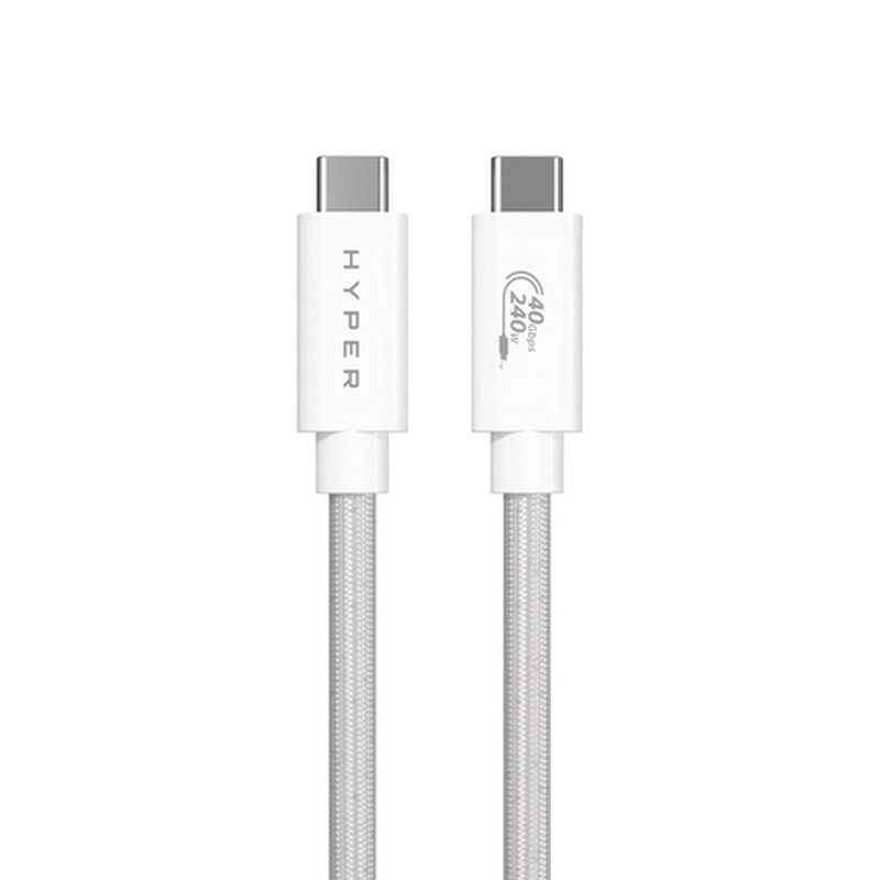 Targus HyperDrive Next cable USB USB4 Gen 3x2 1,2 m USB C Blanco Targus HyperDrive Next cable USB USB4 Gen 3x2 1,2 m USB C Blanco - Imagen 2