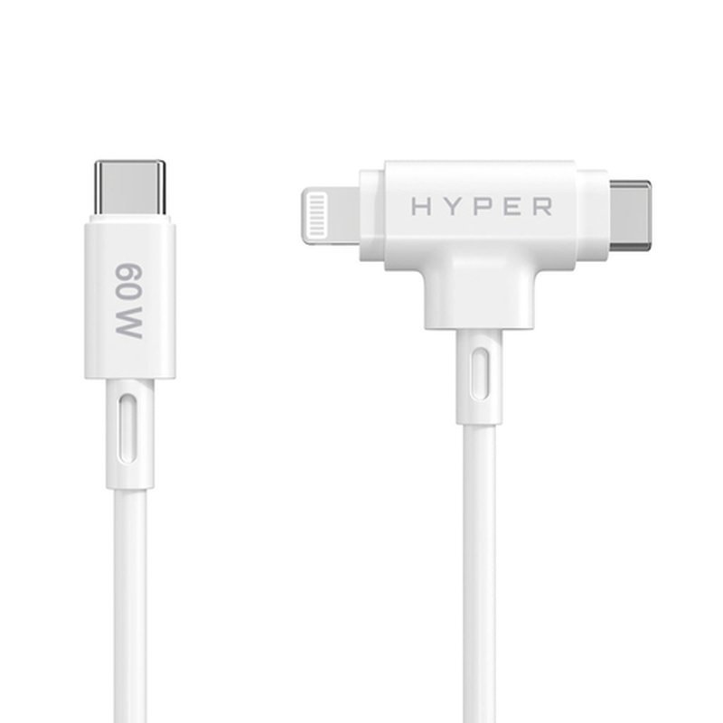 Targus HyperJuice cable USB USB 2.0 1,5 m USB C USB C/Lightning Blanco Targus HyperJuice cable USB USB 2.0 1,5 m USB C USB C/Lightning Blanco - Imagen 2