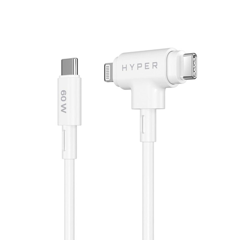 Targus HyperJuice cable USB USB 2.0 1,5 m USB C USB C/Lightning Blanco Targus HyperJuice cable USB USB 2.0 1,5 m USB C USB C/Lightning Blanco - Imagen 3